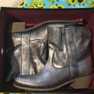 Charles David Metallic Booties